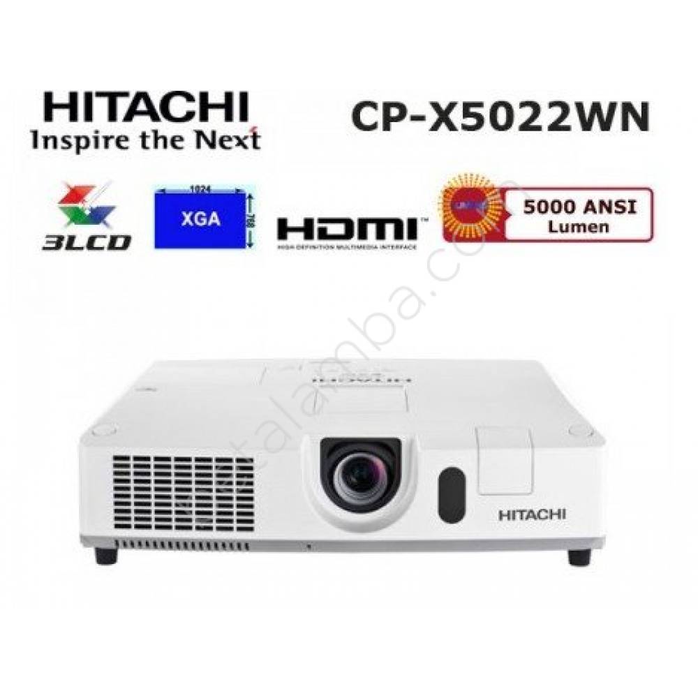 Hitachi CP-X5022WN 5000 lumen 1024x768 XGA LCD Projeksiyon Cihazı